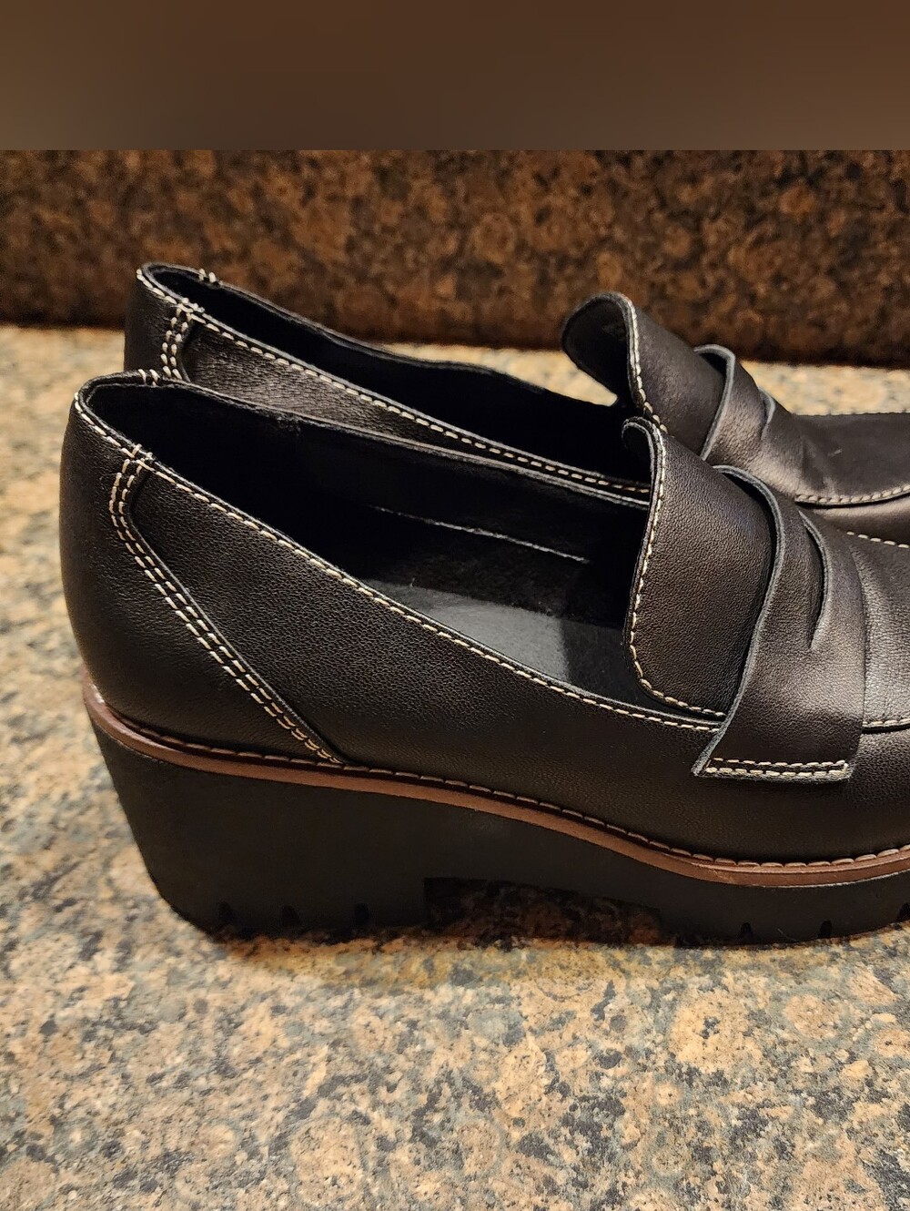 Blondo Dulce Black Penny Loafers, Size 7.5M - Picture 4 of 7